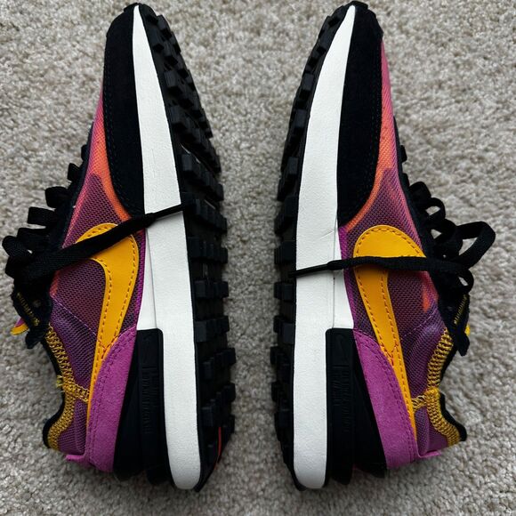 Nike Waffle One Active Fucshia University Gold Sneakers Womens 5.5 - Picture 3 of 7